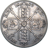 1889 Double Florin - Victoria British Silver Coin