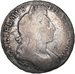 1697 Halfcrown - William III British Silver Coin