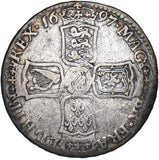 1697 Halfcrown - William III British Silver Coin