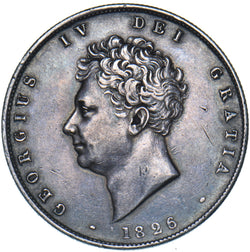 1826 Halfcrown - George IV British Silver Coin - Very Nice