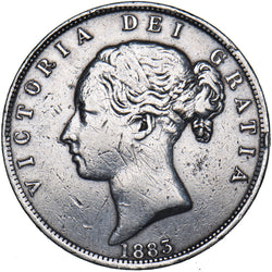 1883 Halfcrown - Victoria British Silver Coin