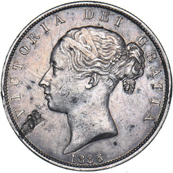 1886 Halfcrown - Victoria British Silver Coin