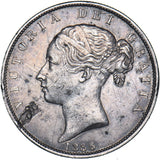 1886 Halfcrown - Victoria British Silver Coin