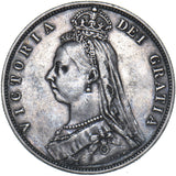 1887 Halfcrown - Victoria British Silver Coin - Nice