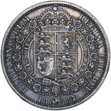 1887 Halfcrown - Victoria British Silver Coin - Nice