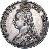1887 Halfcrown - Victoria British Silver Coin - Nice