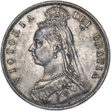 1887 Halfcrown - Victoria British Silver Coin - Nice