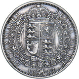 1887 Halfcrown - Victoria British Silver Coin - Nice