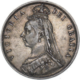 1887 Halfcrown - Victoria British Silver Coin - Nice
