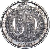 1887 Halfcrown - Victoria British Silver Coin - Very Nice