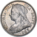 1893 Halfcrown - Victoria British Silver Coin - Very Nice