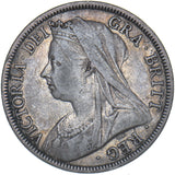 1900 Halfcrown - Victoria British Silver Coin