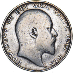 1902 Halfcrown - Edward VII British Silver Coin