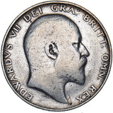 1902 Halfcrown - Edward VII British Silver Coin