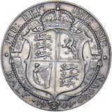 1906 Halfcrown - Edward VII British Silver Coin - Nice
