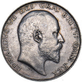1907 Halfcrown - Edward VII British Silver Coin - Very Nice