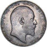 1908 Halfcrown - Edward VII British Silver Coin