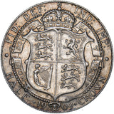 1909 Halfcrown - Edward VII British Silver Coin - Nice