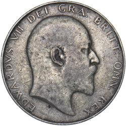 1909 Halfcrown - Edward VII British Silver Coin