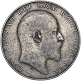 1909 Halfcrown - Edward VII British Silver Coin