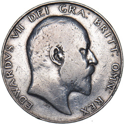 1910 Halfcrown - Edward VII British Silver Coin