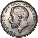 1913 Halfcrown - George V British Silver Coin - Nice