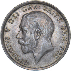1916 Halfcrown - George V British Silver Coin - Very Nice