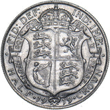 1919 Halfcrown - George V British Silver Coin - Very Nice