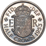 1953 Proof Halfcrown - Elizabeth II British  Coin - Superb