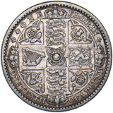 1849 Godless Florin (Attempted Piercing) - Victoria British Silver Coin