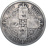 1854 Gothic Florin - Victoria British Silver Coin