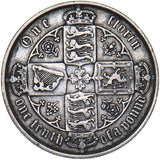 1885 Gothic Florin - Victoria British Silver Coin