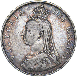 1887 Florin - Victoria British Silver Coin - Nice