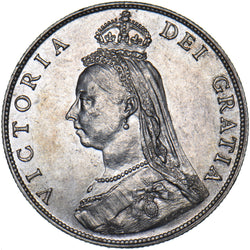 1887 Florin - Victoria British Silver Coin - Very Nice