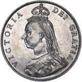 1887 Florin - Victoria British Silver Coin - Very Nice