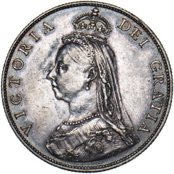 1887 Florin - Victoria British Silver Coin - Nice