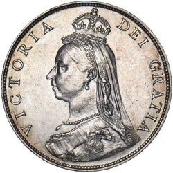 1887 Florin - Victoria British Silver Coin - Very Nice