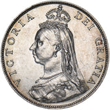 1887 Florin - Victoria British Silver Coin - Very Nice