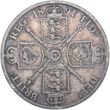 1891 Florin - Victoria British Silver Coin