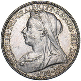 1895 Florin - Victoria British Silver Coin - Very Nice