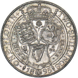 1895 Florin - Victoria British Silver Coin - Very Nice