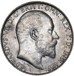 1910 Florin - Edward VII British Silver Coin - Very Nice