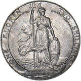 1910 Florin - Edward VII British Silver Coin - Very Nice