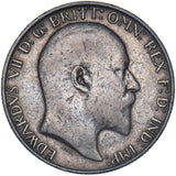 1910 Florin - Edward VII British Silver Coin