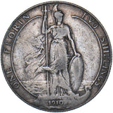 1910 Florin - Edward VII British Silver Coin