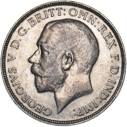 1913 Florin - George V British Silver Coin - Nice