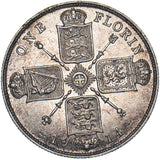 1914 Florin - George V British Silver Coin - Superb