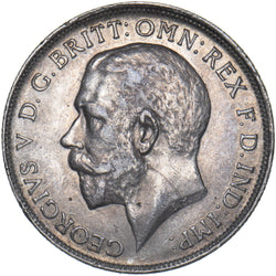1914 Florin - George V British Silver Coin - Very Nice