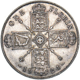 1924 Florin - George V British Silver Coin - Nice