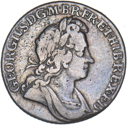 1723 Shilling (2nd Bust, Roses & Plumes) - George I British Silver Coin - Nice